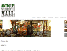 Tablet Screenshot of antiquewarehousemall.com